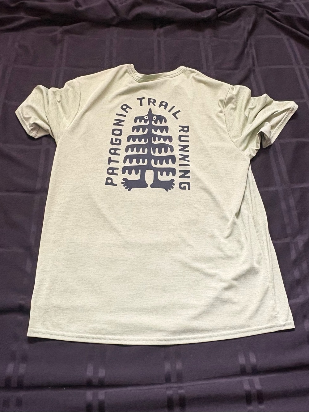 Patagonia Capilene Cool Daily T Shirt Men Small Short Sleeve Green Trail Running